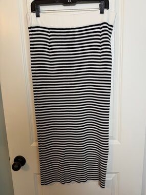 Lafayette 148 Stripe Knit Skirt